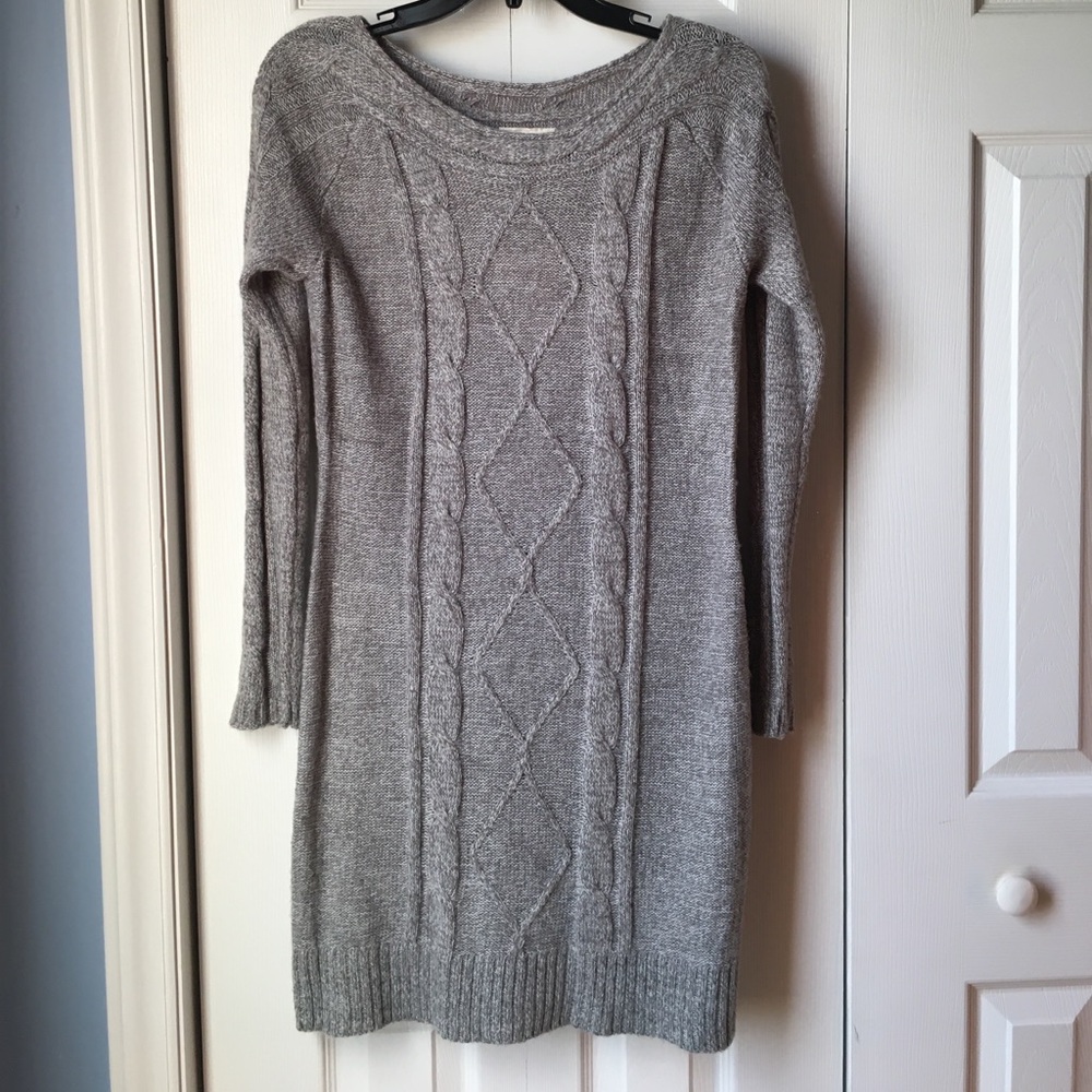 Pink Rose Sweater Dress